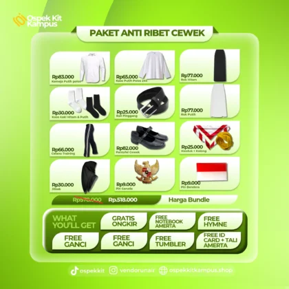 Paket Anti Ribet Cewek Ospek Kit Unair
