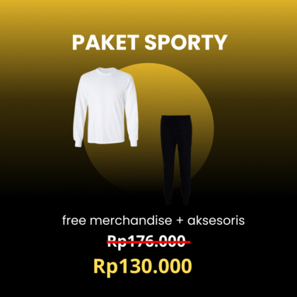 Paket Sporty UNAIR Free Merchandise + Free Aksesoris