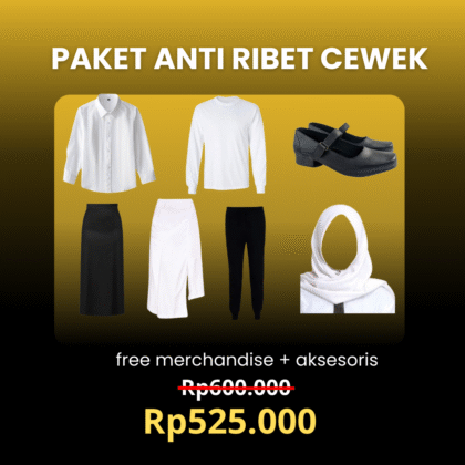 Paket Anti Ribet Cewek UNAIR Free Merchandise + Free Aksesoris