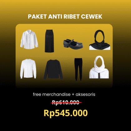 Paket Anti Ribet Cewek ITS Free Merchandise + Free Paket Aksesoris