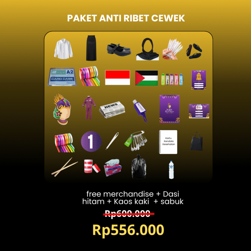 Paket Anti Ribet Cewek UB Free Merchandise + Free Paket Aksesoris