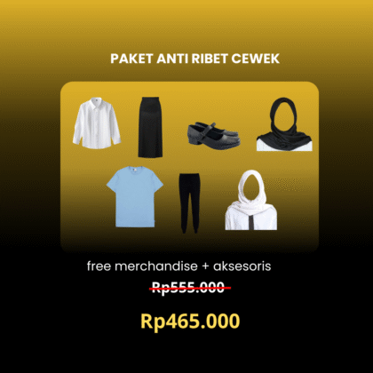 Paket Anti Ribet Cewek UNDIP Free Merchandise + Free Paket Aksesoris
