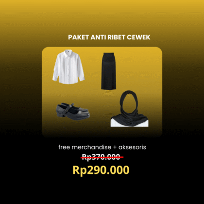 Paket Anti Ribet Cewek UNS Free Merchandise + Free Paket Aksesoris