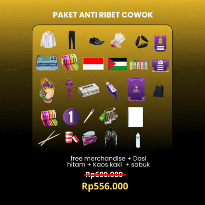 Paket Anti Ribet Cowok UB Free Merchandise + Free Paket Aksesoris