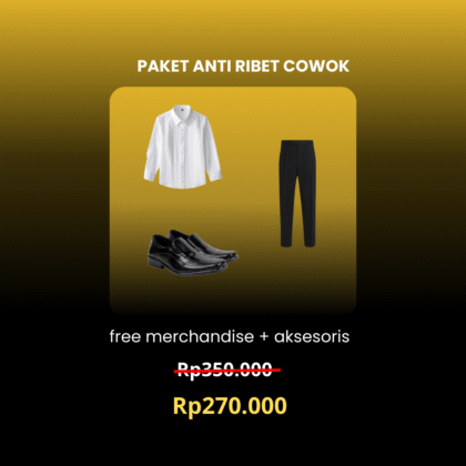 Paket Anti Ribet Cowok UNS Free Merchandise + Free Paket Aksesoris