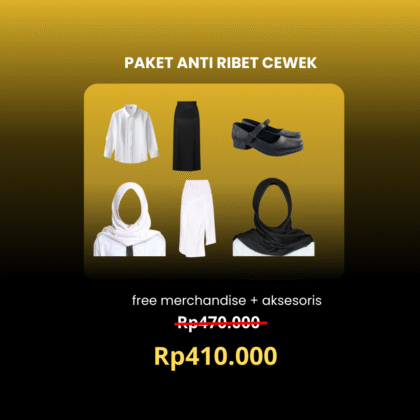 Paket Anti Ribet Cewek UI Free Merchandise + Free Paket Aksesoris