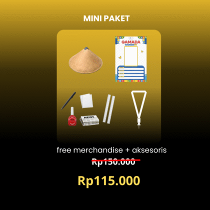Mini Paket UGM Free Merchandise + Free Paket Aksesoris