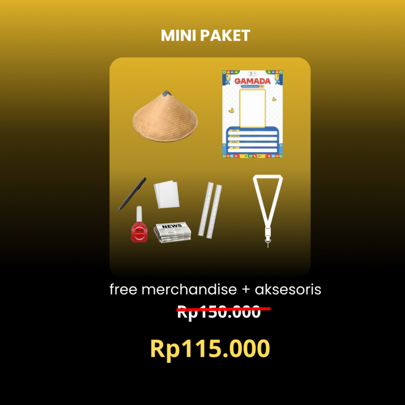Mini Paket UGM Free Merchandise + Free Paket Aksesoris