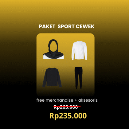 Paket Sporty Cewek ITS Free Merchandise + Free Paket Aksesoris